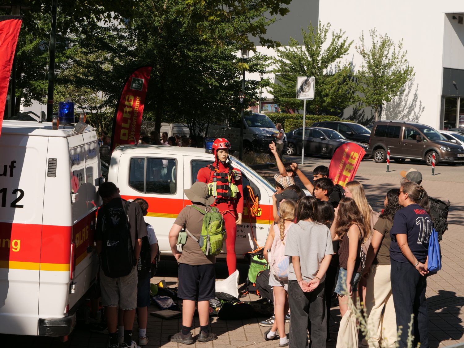 Erfolgreicher Aktionstag zum Katastrophenschutz am Campus